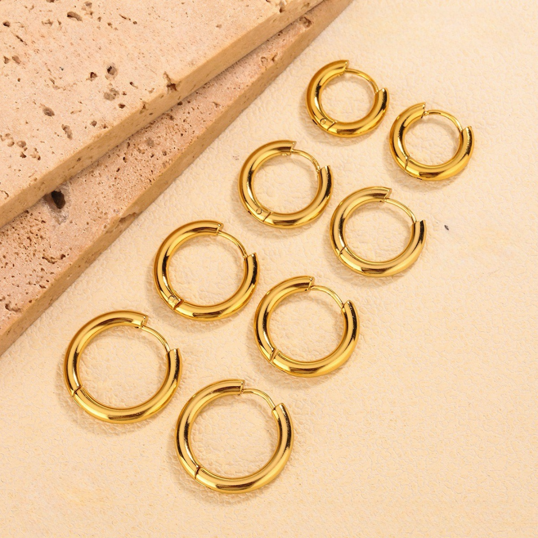 Classy Hoops - Earrings - B-90152