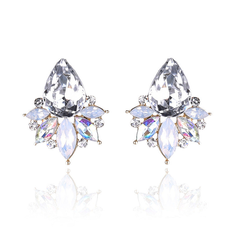 UNI-11631 - Fancy Crystal Diamond - Earring