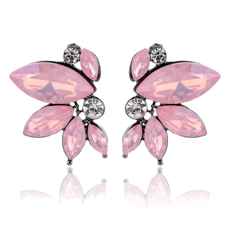 UNI-11627 - Pink Diamond Butterfly - Earring
