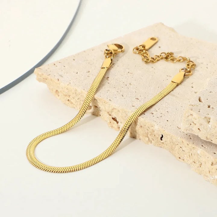 Herringbone Chain Bracelet - B-279