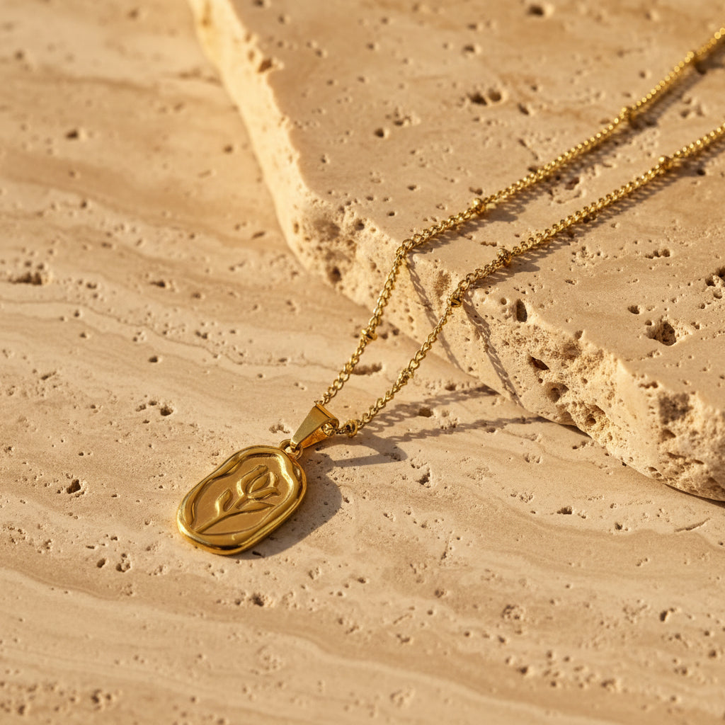 Rose Necklace - B-314