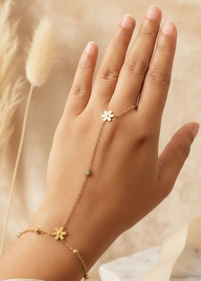 Floral Hand Chain - B-323