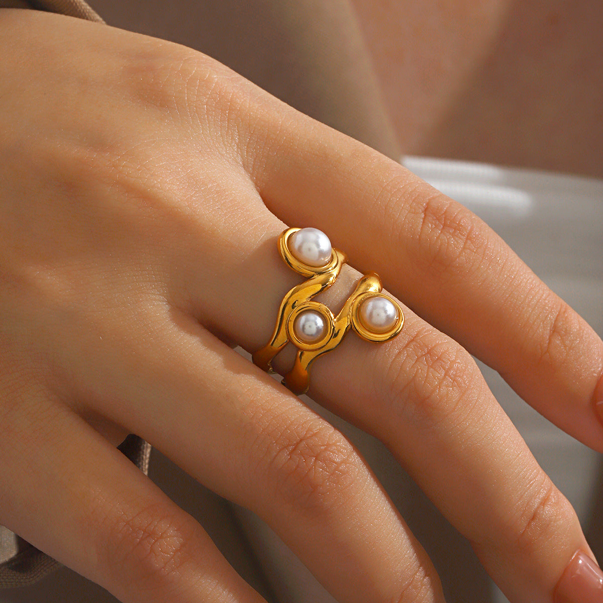 Pearly - Ring - B-90237