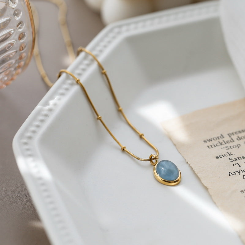 Aqua - Necklace - B-90026