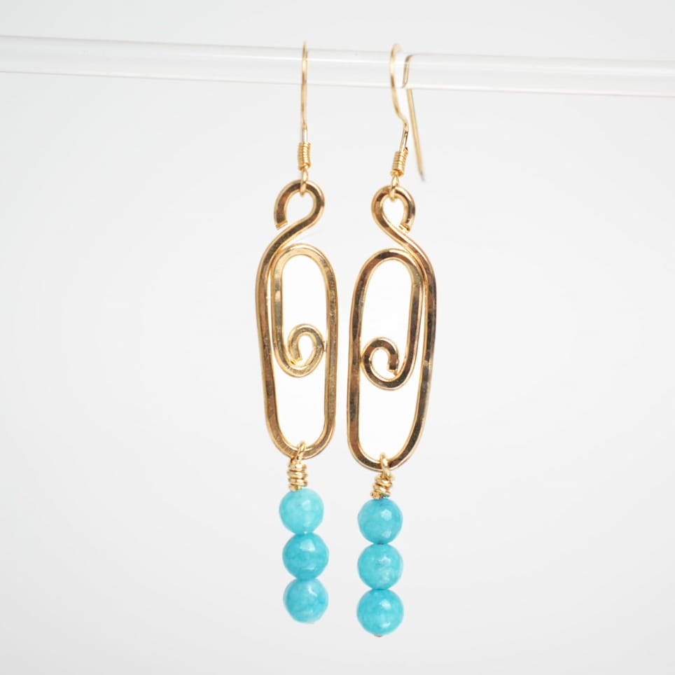 Bejeweled Hammered Series 2 - Earrings