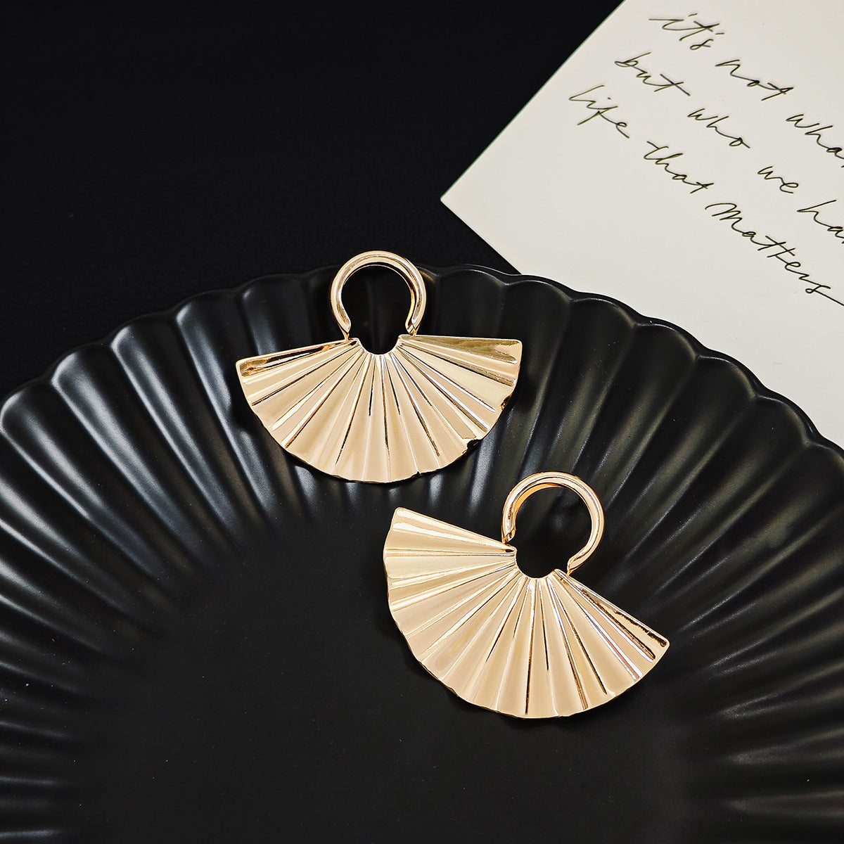 UNI-10353 - Foiled Gold Series - Earring Style 8