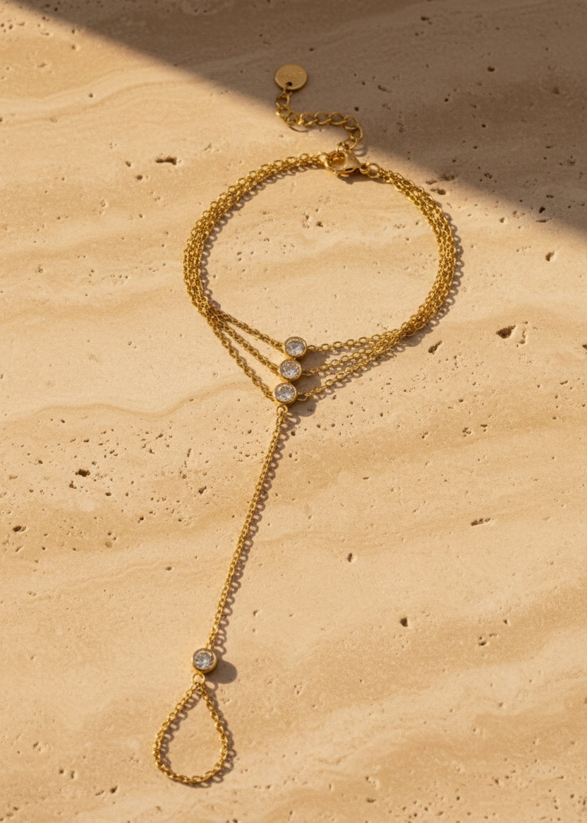 Layered Hand Chain - B-324
