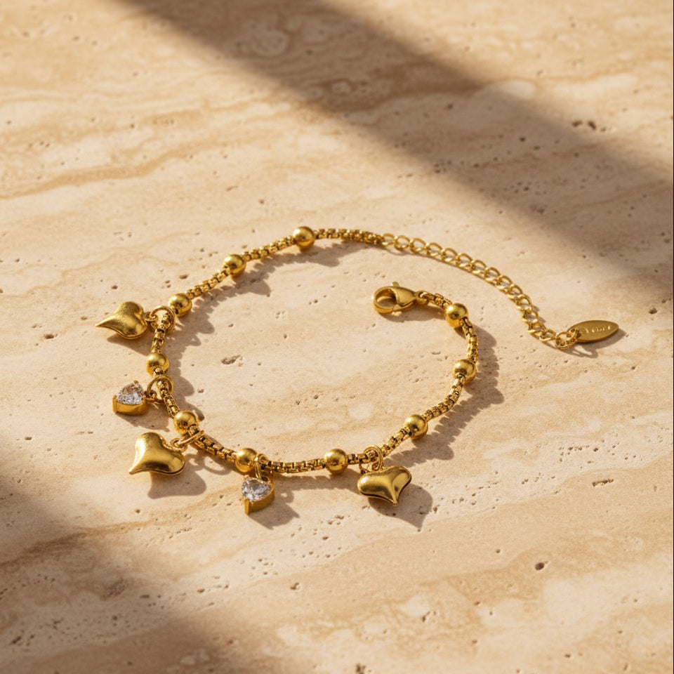 Love Letter Charm Bracelet - B-280