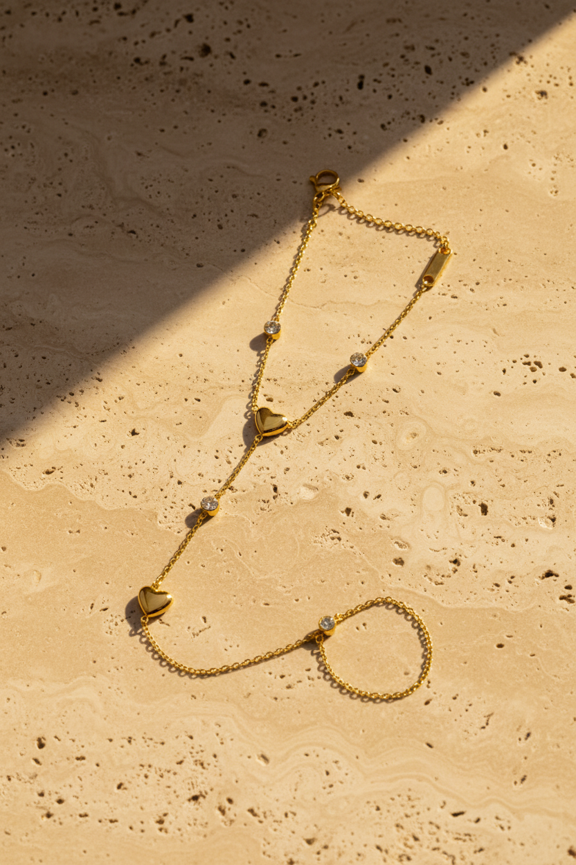 Heart Hand Chain - B-318
