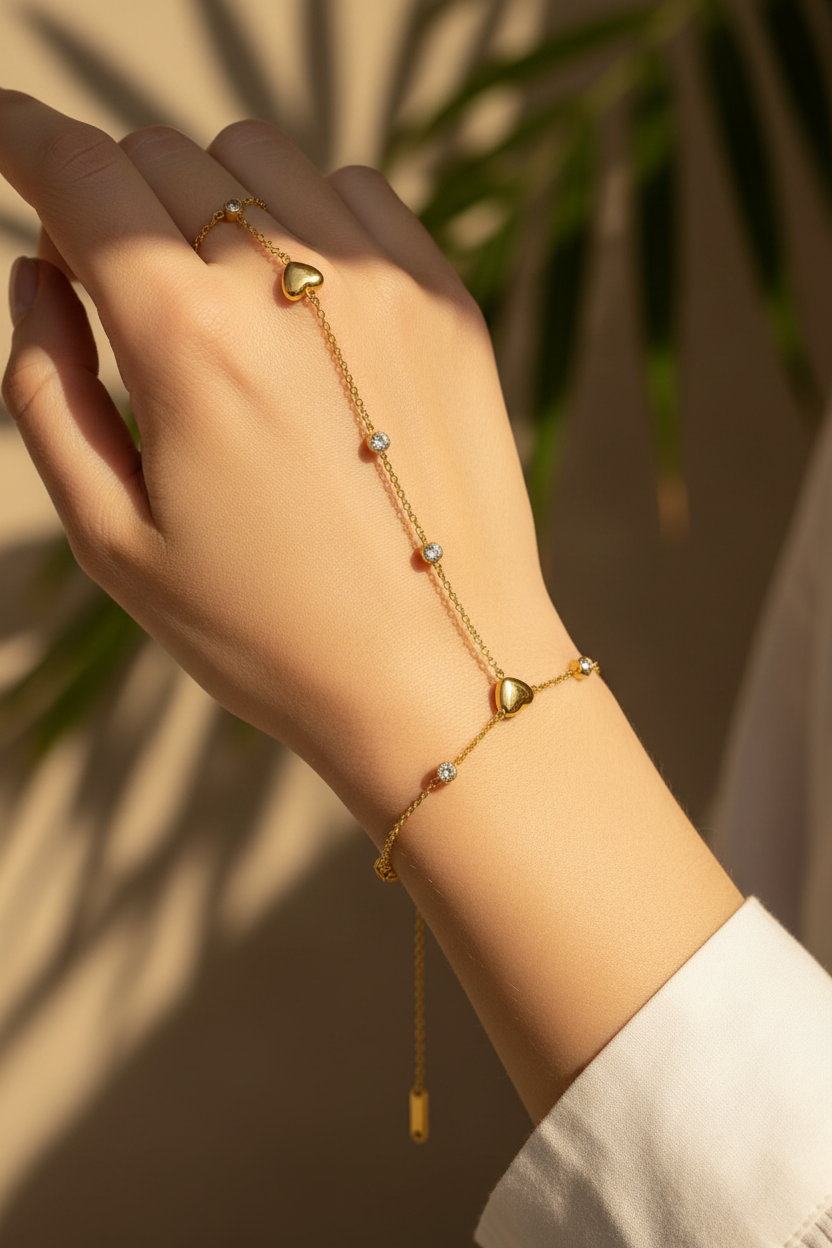Heart Hand Chain - B-318