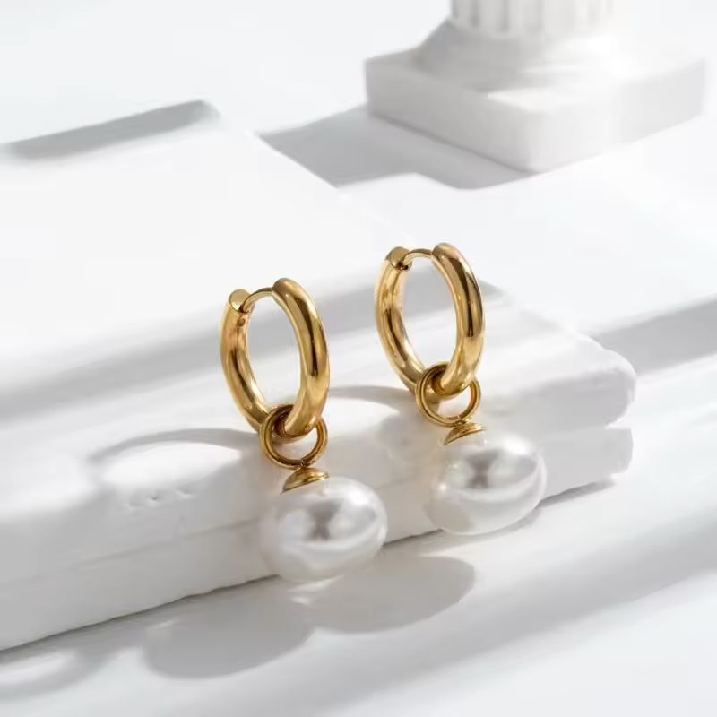 Pearl Drip - Earrings - B-90046