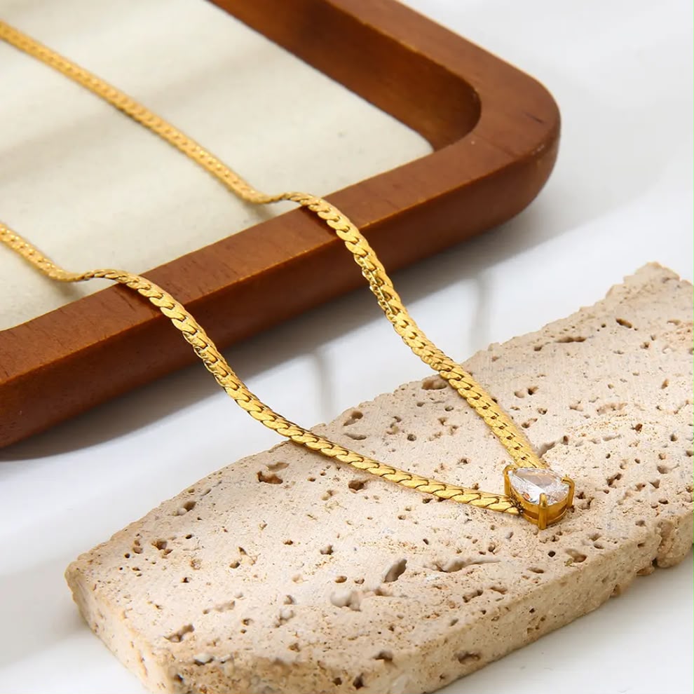 Vintage Heart Necklace - B-309