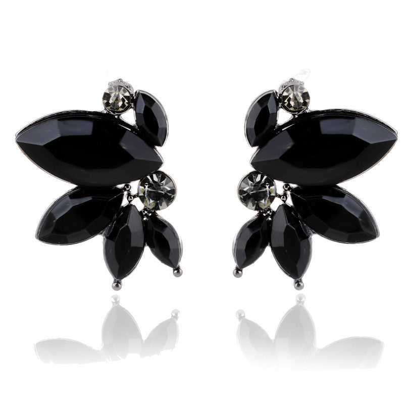 UNI-11621 - Black Diamond Butterfly - Earring