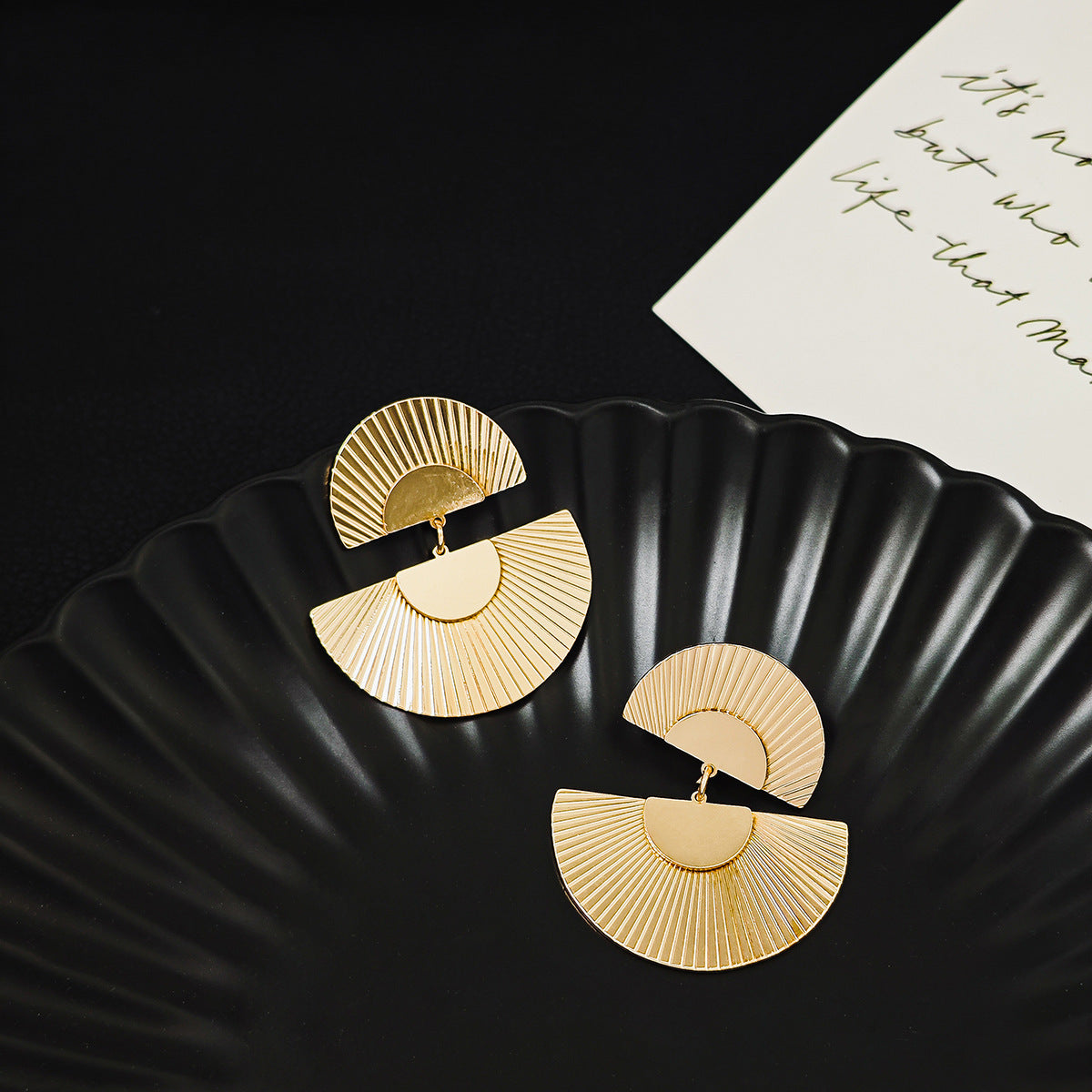 UNI-10350 - Foiled Gold Series - Earring Style 5