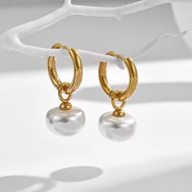 Pearl Drip - Earrings - B-90046