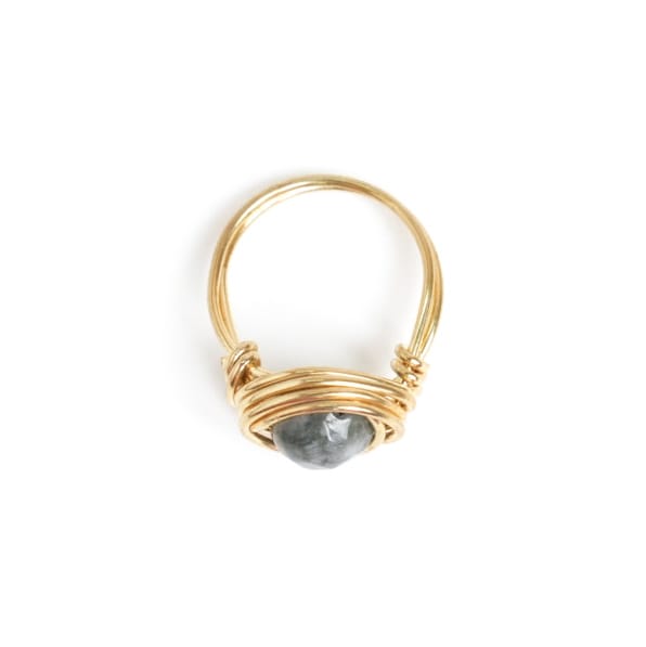 Silver Agate- Ring