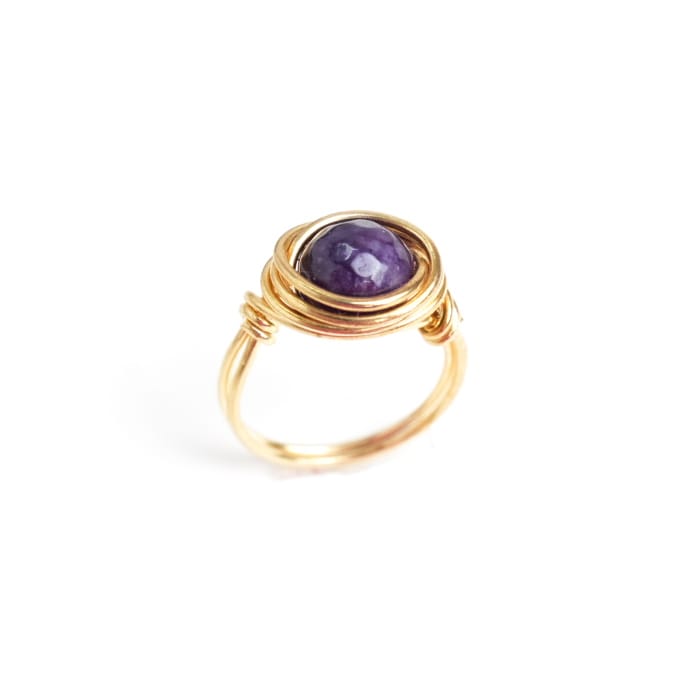 Purple Agate - Ring