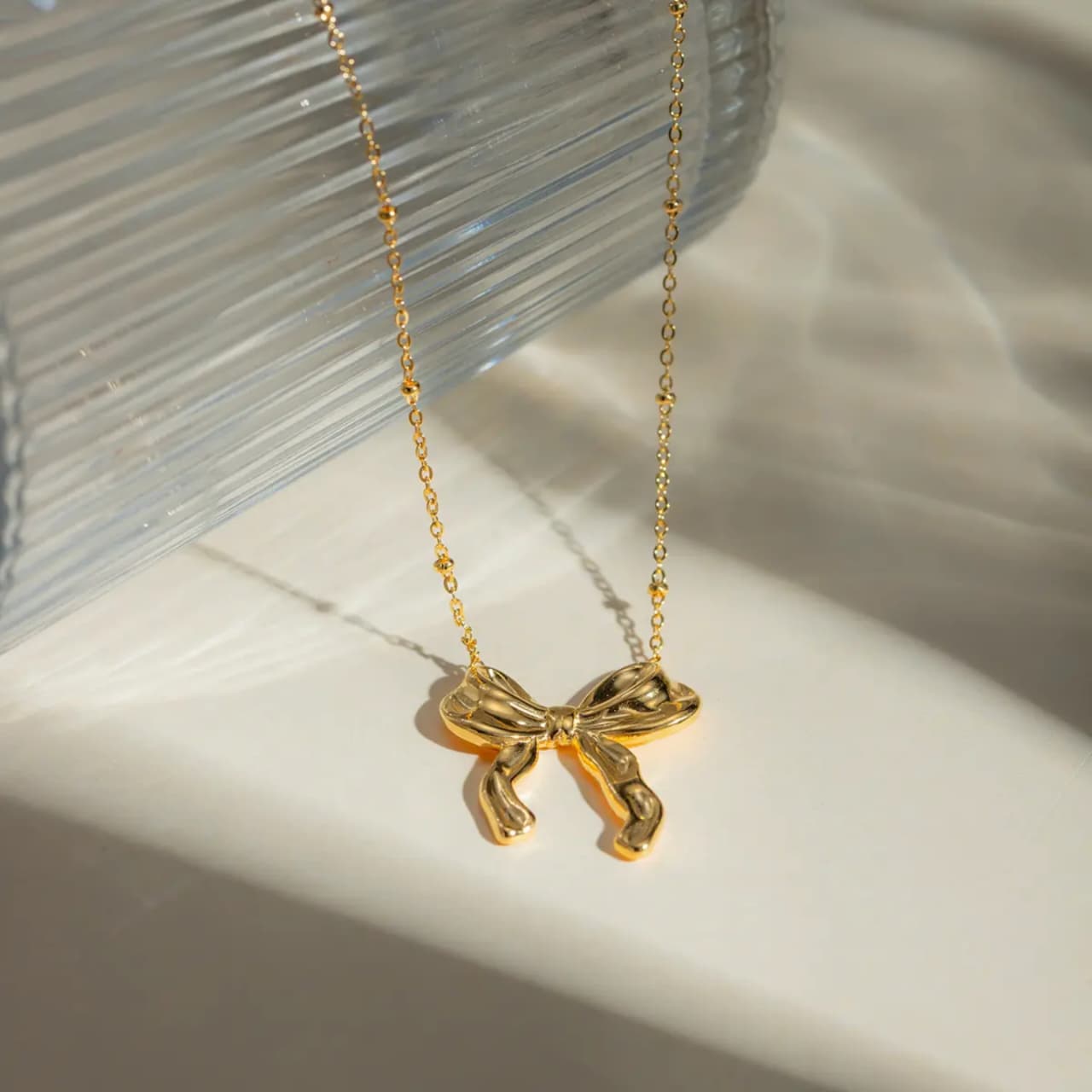 Coquette Bows - Necklace - B-236