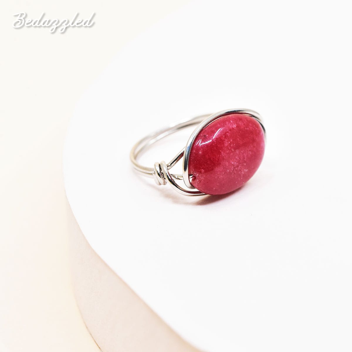 Pink Oval - Ring